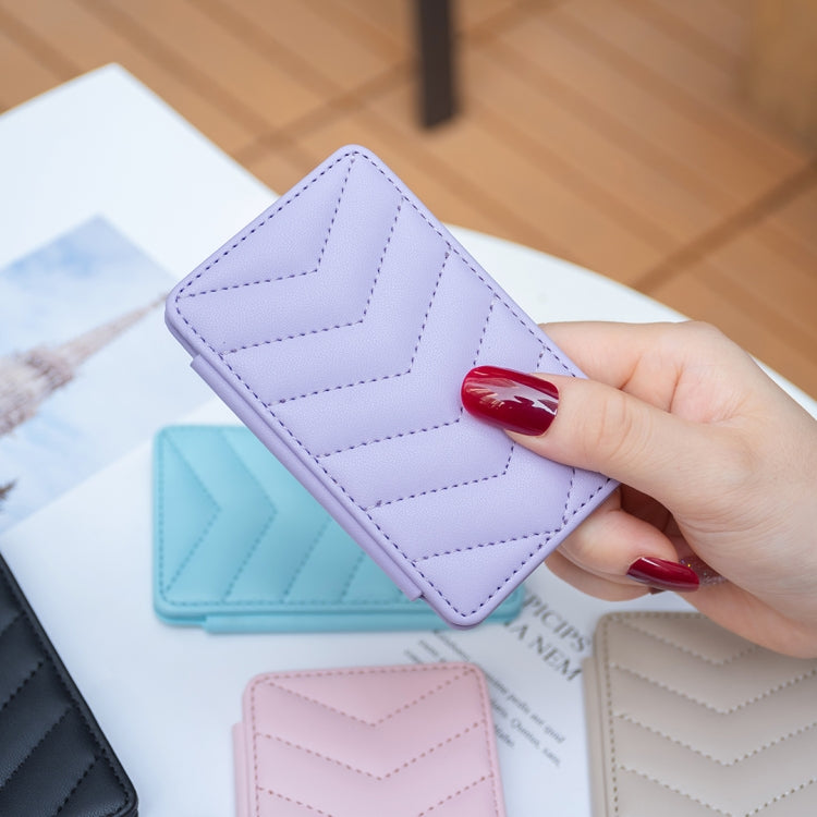 BFK02 Wave Pattern Card Bag Mobile Phone Back Sticker