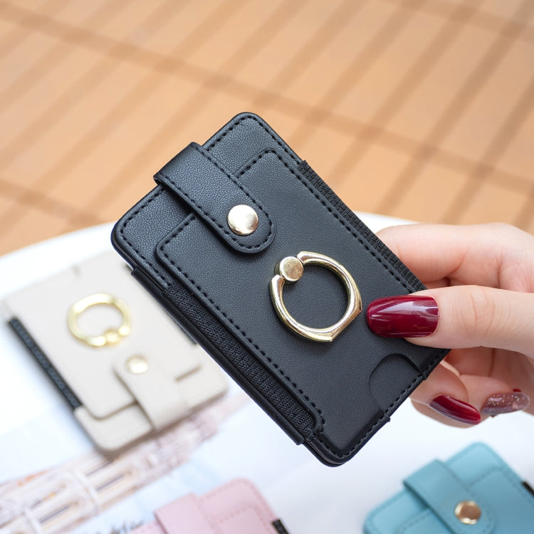 BFK03 Metal Ring Card Bag Mobile Phone Back Sticker
