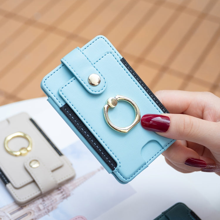 BFK03 Metal Ring Card Bag Mobile Phone Back Sticker