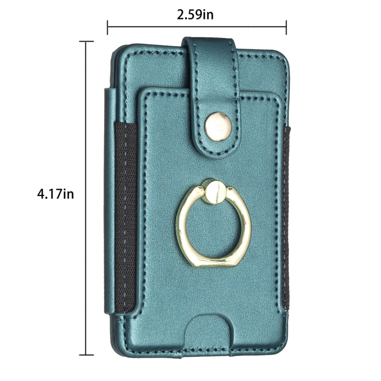 BFK03 Metal Ring Card Bag Mobile Phone Back Sticker
