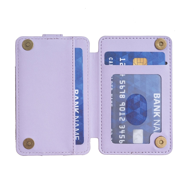 BFK03 Metal Ring Card Bag Mobile Phone Back Sticker