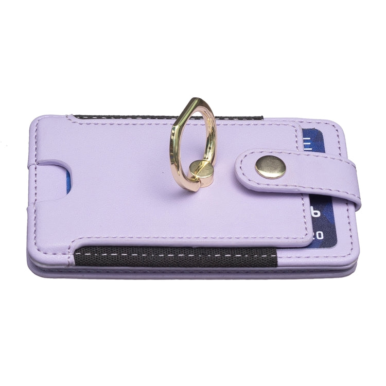BFK03 Metal Ring Card Bag Mobile Phone Back Sticker