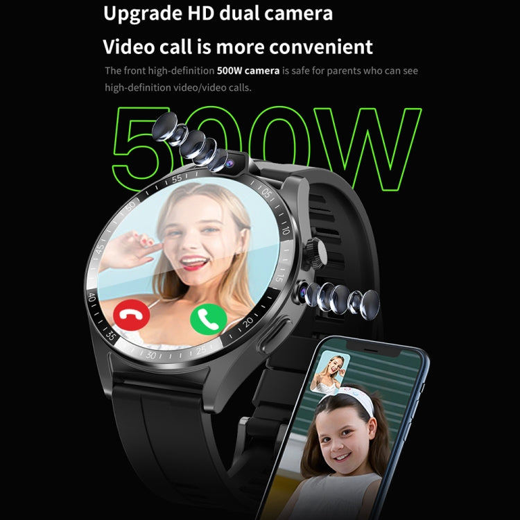 L01 1.43 inch IP67 Waterproof 4G Android 9.0 Smart Watch Support Face Recognition / GPS, Specification:4G+