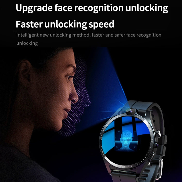 L01 1.43 inch IP67 Waterproof 4G Android 9.0 Smart Watch Support Face Recognition / GPS, Specification:4G+