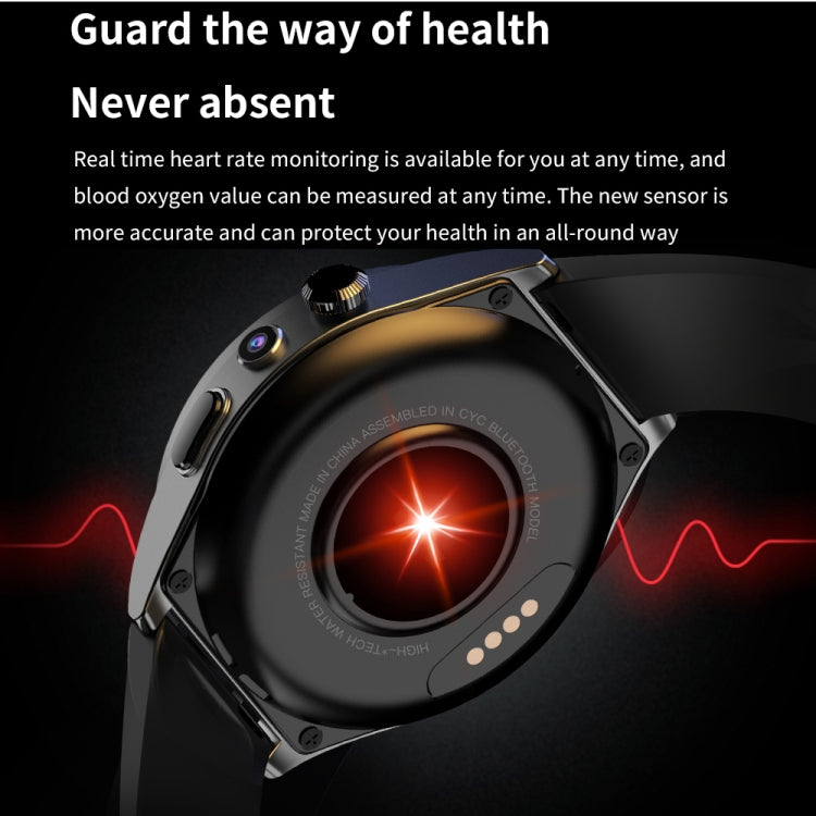L01 1.43 inch IP67 Waterproof 4G Android 9.0 Smart Watch Support Face Recognition / GPS, Specification:4G+