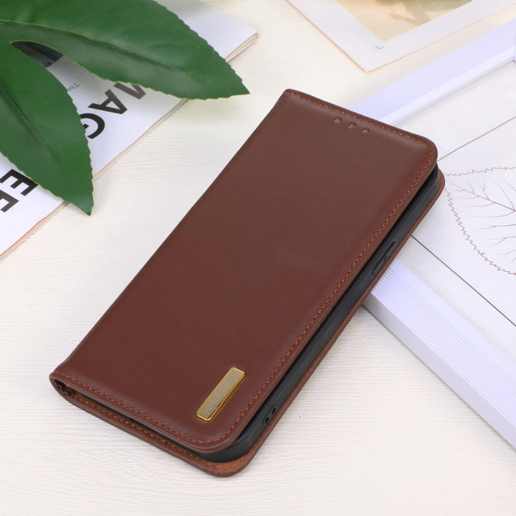 For OnePlus Nord CE4 Lite KHAZNEH Nappa Top Layer Cowhide Leather Phone Case