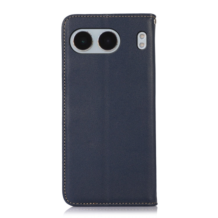 For OnePlus Nord 4 KHAZNEH Nappa Top Layer Cowhide Leather Phone Case