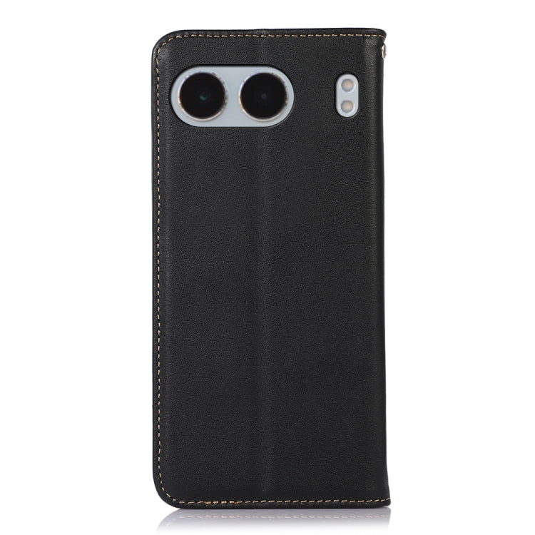 For OnePlus Nord 4 KHAZNEH Nappa Top Layer Cowhide Leather Phone Case