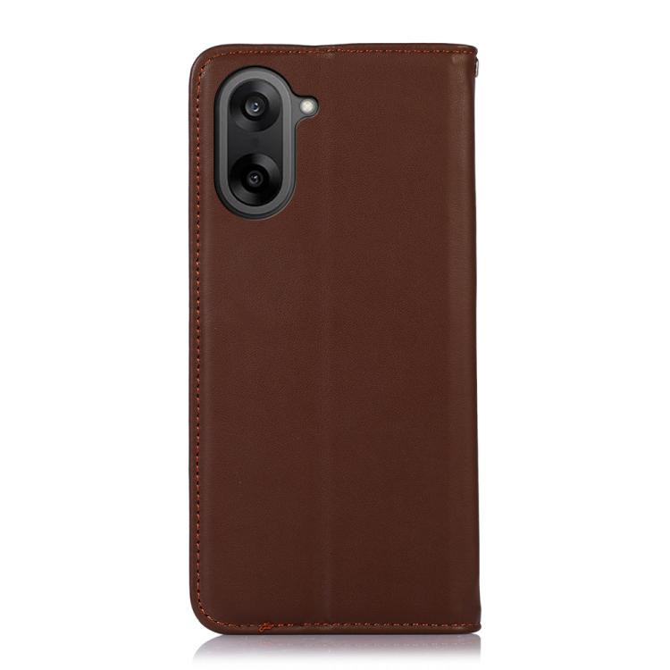 For OnePlus Nord CE5 / Ace 5 Racing KHAZNEH Nappa Top Layer Cowhide Leather Phone Case