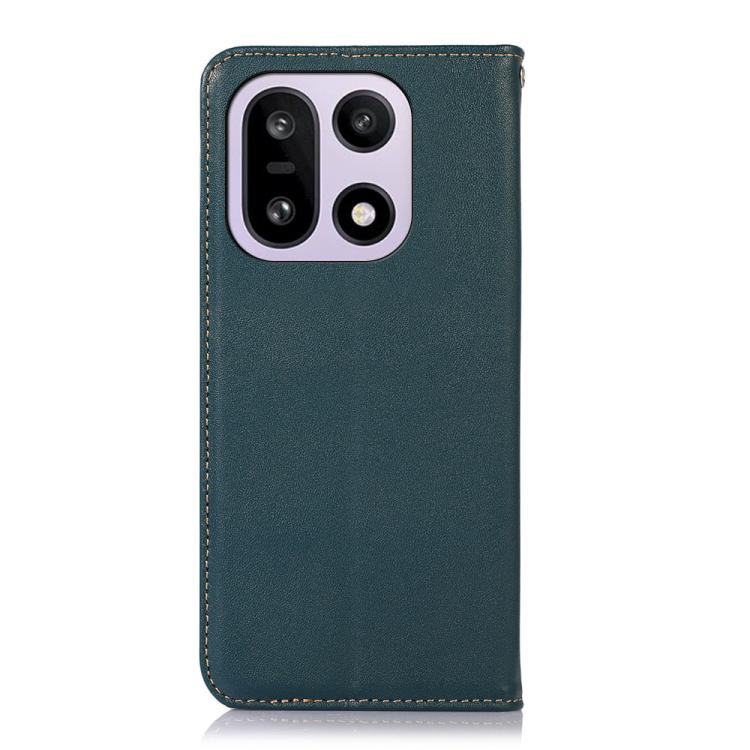 For OnePlus 15 KHAZNEH Nappa Top Layer Cowhide Leather Phone Case