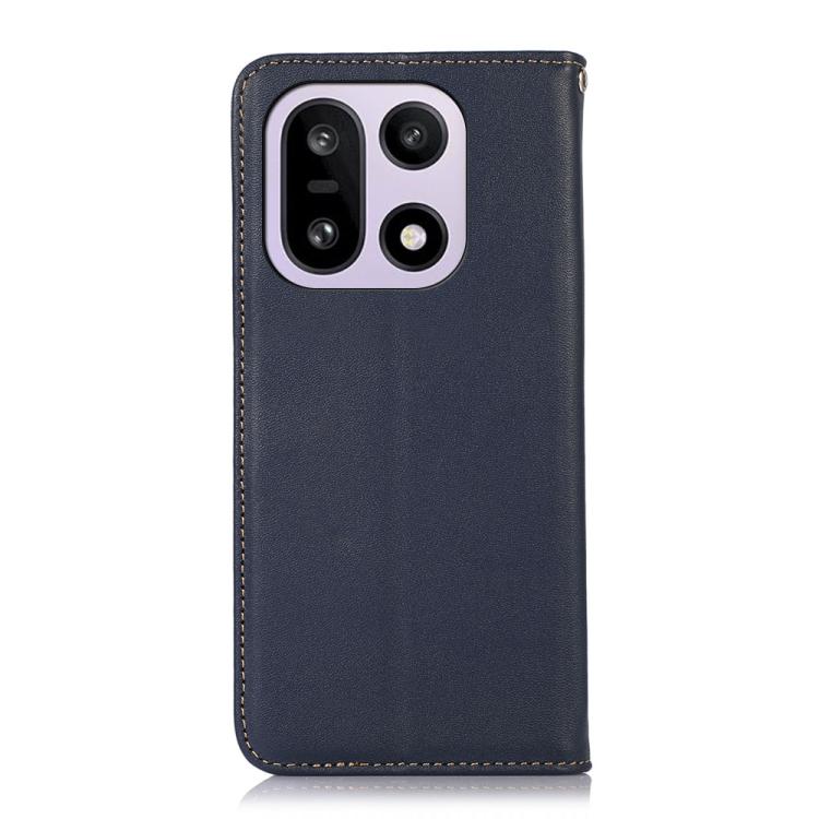 For OnePlus 15 KHAZNEH Nappa Top Layer Cowhide Leather Phone Case