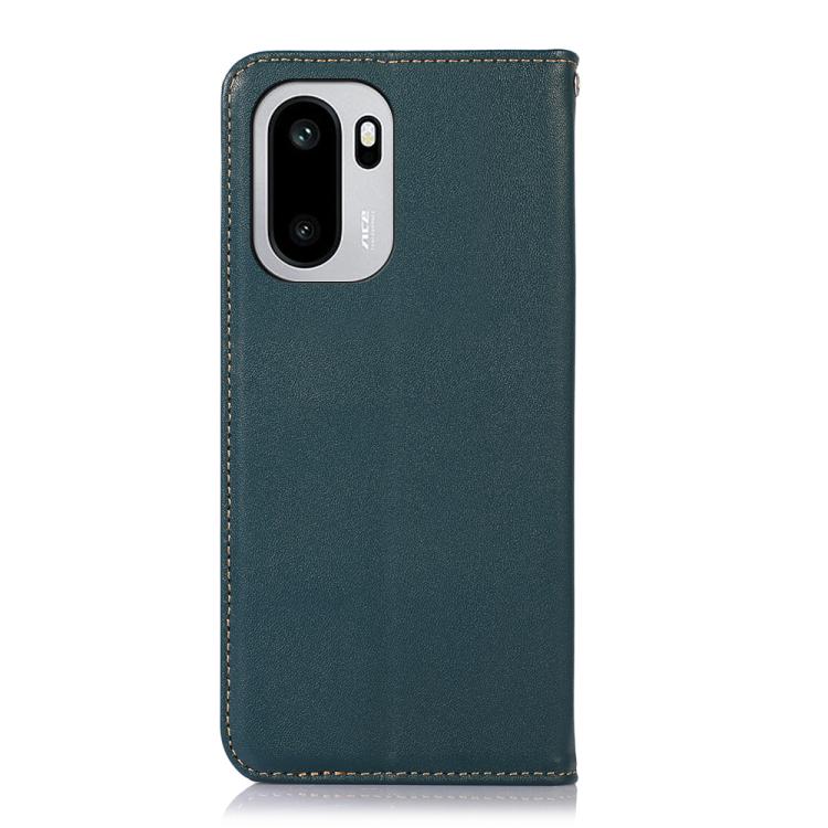 For OnePlus 15R/Ace 6 5G/Ace 6T 5G KHAZNEH Nappa Top Layer Cowhide Leather Phone Case