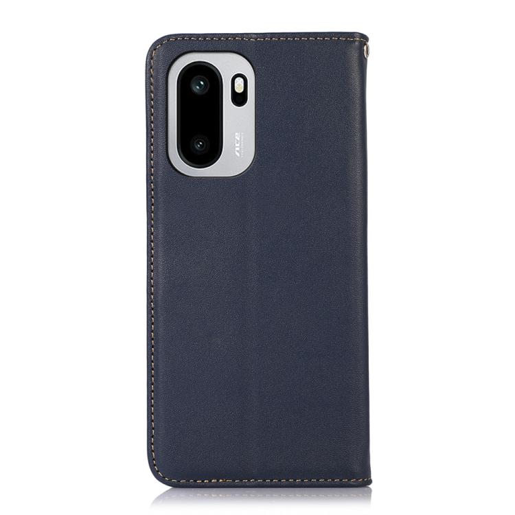 For OnePlus 15R/Ace 6 5G/Ace 6T 5G KHAZNEH Nappa Top Layer Cowhide Leather Phone Case