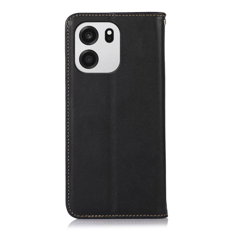 For OnePlus Turbo 6V / Turbo 6 KHAZNEH Nappa Top Layer Cowhide Leather Phone Case