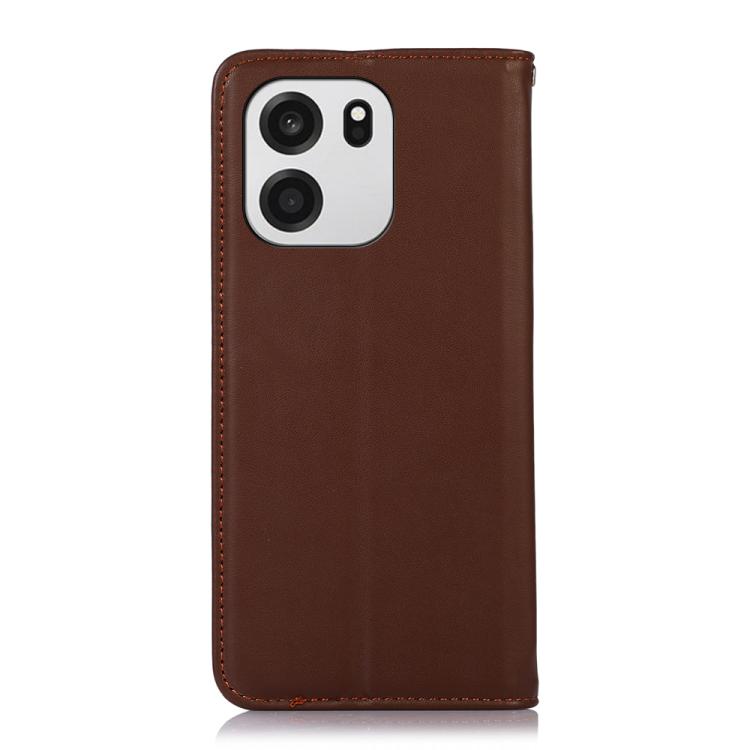 For OnePlus Turbo 6V / Turbo 6 KHAZNEH Nappa Top Layer Cowhide Leather Phone Case