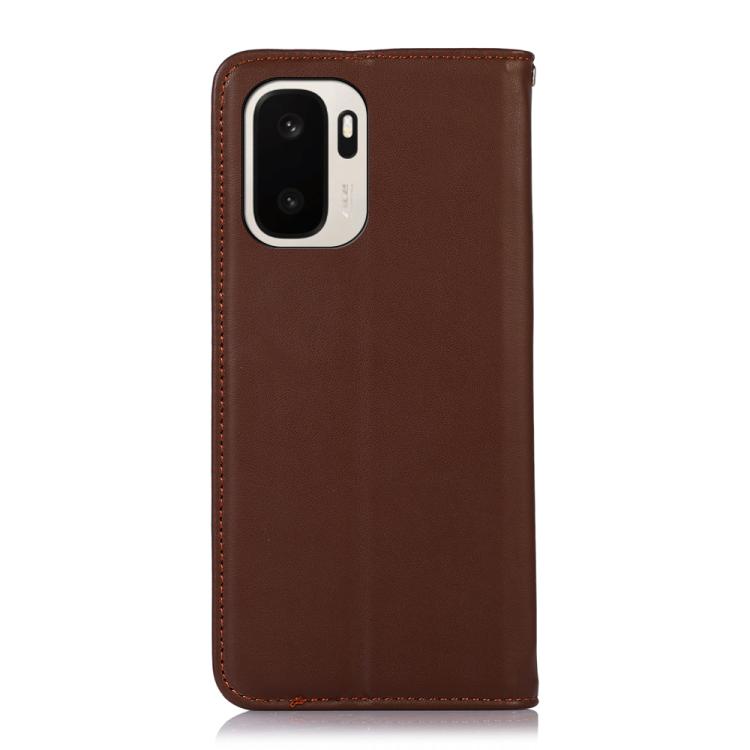 For OnePlus Ace 6 Ultra KHAZNEH Nappa Top Layer Cowhide Leather Phone Case
