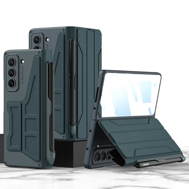 For Samsung Galaxy Z Fold4 GKK Integrated Flip Phone Case with Pen Holder