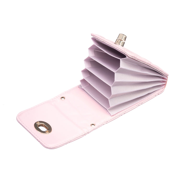 BFK07 Metal Buckle Vertical Card Bag Mobile Phone Back Sticker