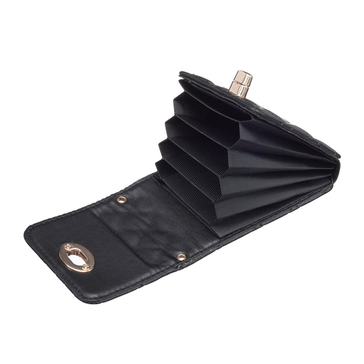 BFK07 Metal Buckle Vertical Card Bag Mobile Phone Back Sticker