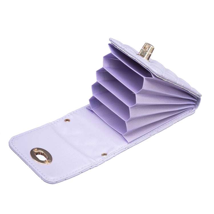 BFK07 Metal Buckle Vertical Card Bag Mobile Phone Back Sticker