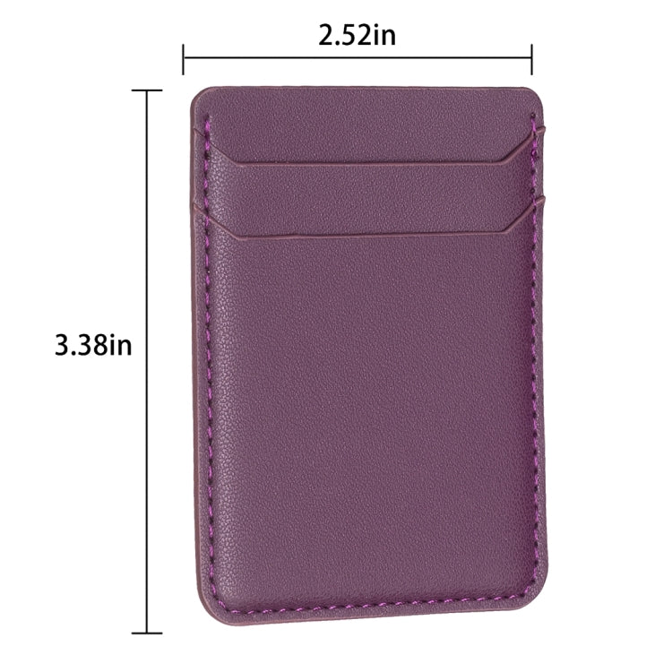 BFK12 R20 Texture Card Bag Mobile Phone Back Sticker