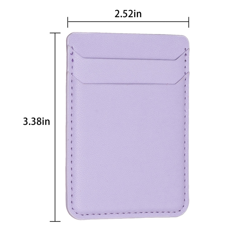 BFK12 R20 Texture Card Bag Mobile Phone Back Sticker