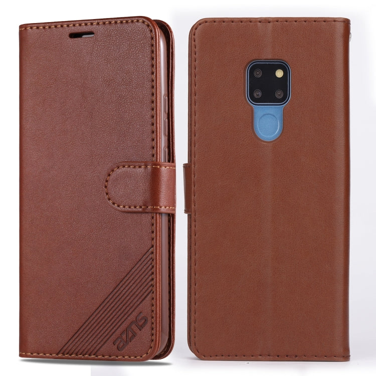 For Huawei Mate 20 / 20X AZNS Sheepskin Texture Horizontal Flip Leather Case with Holder & Card Slots & Wallet