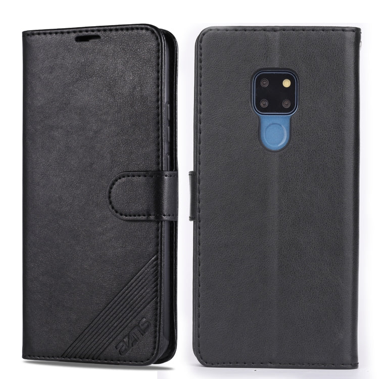 For Huawei Mate 20 / 20X AZNS Sheepskin Texture Horizontal Flip Leather Case with Holder & Card Slots & Wallet
