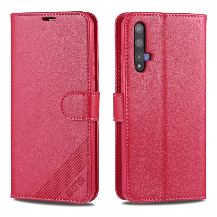 For Huawei Nova 5 / 5 Pro AZNS Sheepskin Texture Horizontal Flip Leather Case with Holder & Card Slots & Wallet