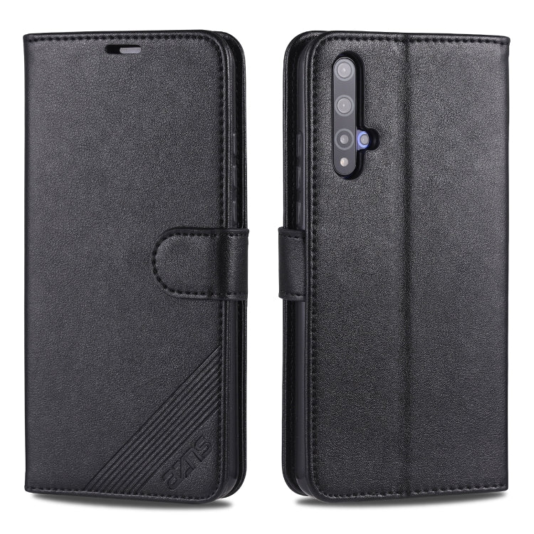 For Huawei Nova 5 / 5 Pro AZNS Sheepskin Texture Horizontal Flip Leather Case with Holder & Card Slots & Wallet