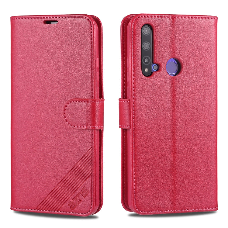 For Huawei Nova 5i / P20 Lite(2019) AZNS Sheepskin Texture Horizontal Flip Leather Case with Holder & Card Slots & Wallet
