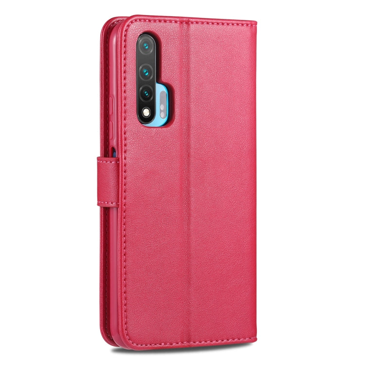 For Huawei Nova 6 AZNS Sheepskin Texture Horizontal Flip Leather Case with Holder & Card Slots & Wallet