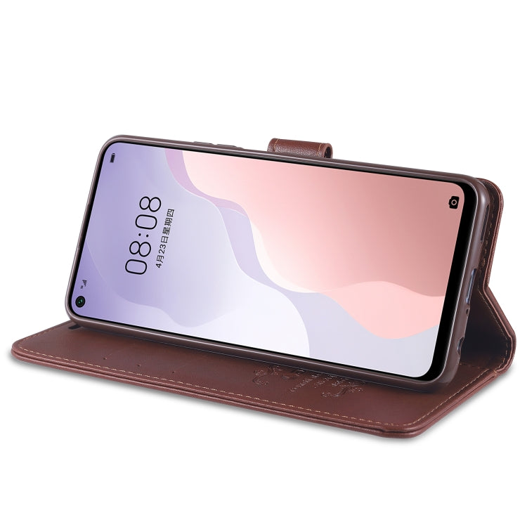 For Huawei Nova 7 SE AZNS Sheepskin Texture Horizontal Flip Leather Case with Holder & Card Slots & Wallet