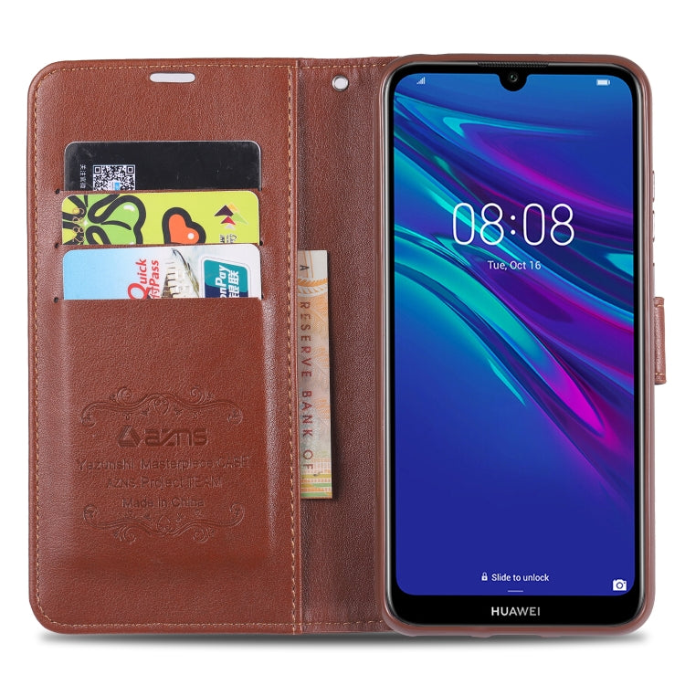 For Huawei Y6(2019) / Enjoy 9E AZNS Sheepskin Texture Horizontal Flip Leather Case with Holder & Card Slots & Wallet