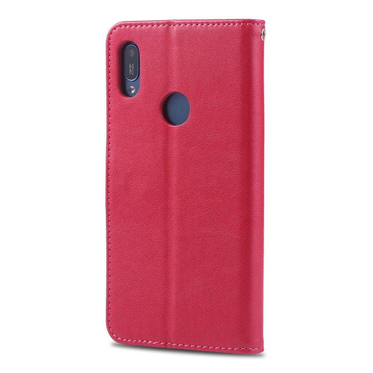 For Huawei Y6(2019) / Enjoy 9E AZNS Sheepskin Texture Horizontal Flip Leather Case with Holder & Card Slots & Wallet
