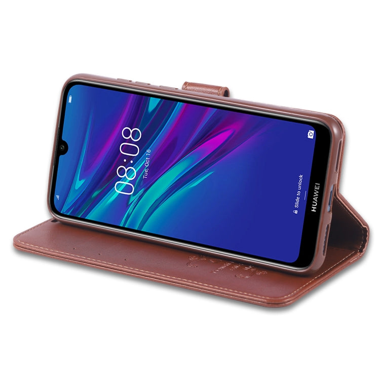 For Huawei Y6(2019) / Enjoy 9E AZNS Sheepskin Texture Horizontal Flip Leather Case with Holder & Card Slots & Wallet