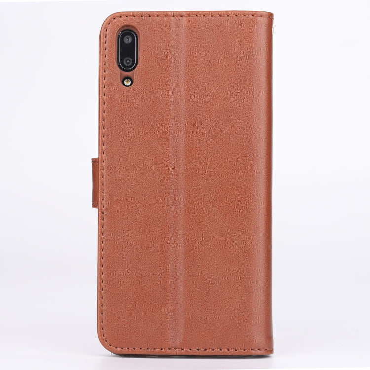 For Huawei Enjoy 9 AZNS Sheepskin Texture Horizontal Flip Leather Case with Holder & Card Slots & Wallet