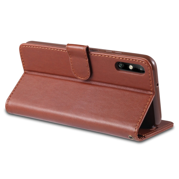 For Huawei Enjoy 10e AZNS Sheepskin Texture Horizontal Flip Leather Case with Holder & Card Slots & Wallet