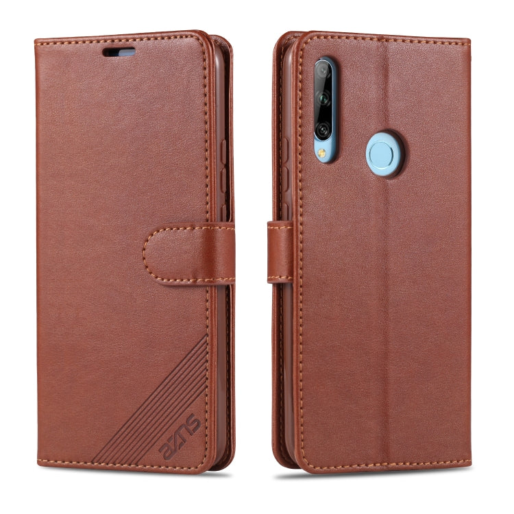 For Huawei Enjoy 10 Plus / P Smart Z AZNS Sheepskin Texture Horizontal Flip Leather Case with Holder & Card Slots & Wallet