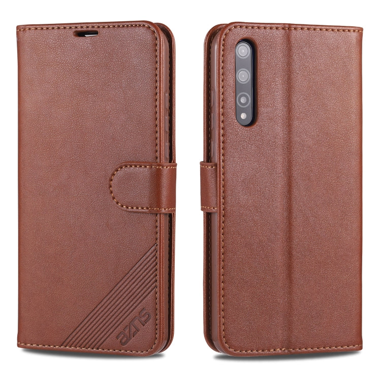 For Huawei Enjoy 10s / Honor 20 Lite AZNS Sheepskin Texture Horizontal Flip Leather Case with Holder & Card Slots & Wallet