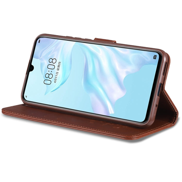 For Huawei Enjoy 10s / Honor 20 Lite AZNS Sheepskin Texture Horizontal Flip Leather Case with Holder & Card Slots & Wallet