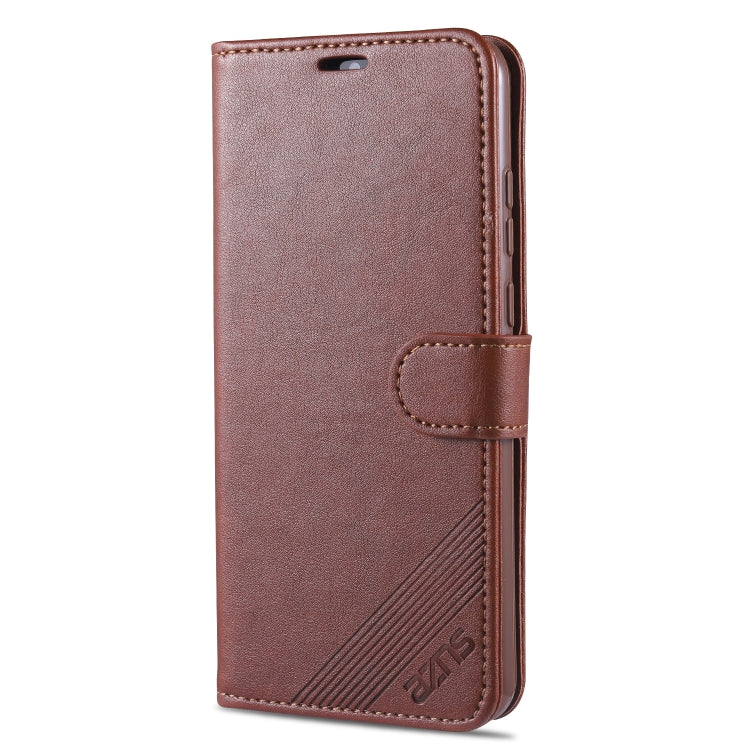 For Huawei Honor 9A AZNS Sheepskin Texture Horizontal Flip Leather Case with Holder & Card Slots & Wallet