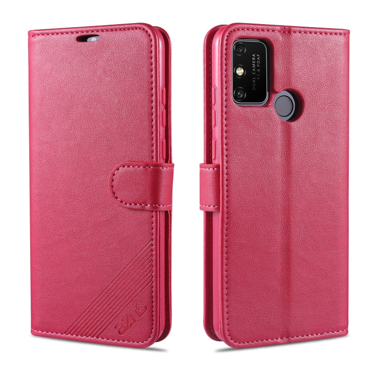 For Huawei Honor 9A AZNS Sheepskin Texture Horizontal Flip Leather Case with Holder & Card Slots & Wallet