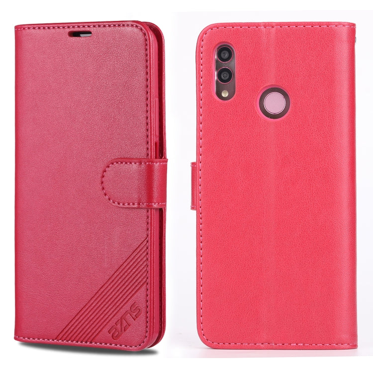 For Huawei Honor 10 Lite AZNS Sheepskin Texture Horizontal Flip Leather Case with Holder & Card Slots & Wallet