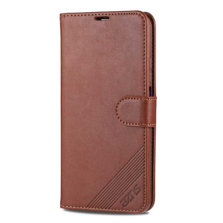 For Huawei Honor 20 AZNS Sheepskin Texture Horizontal Flip Leather Case with Holder & Card Slots & Wallet
