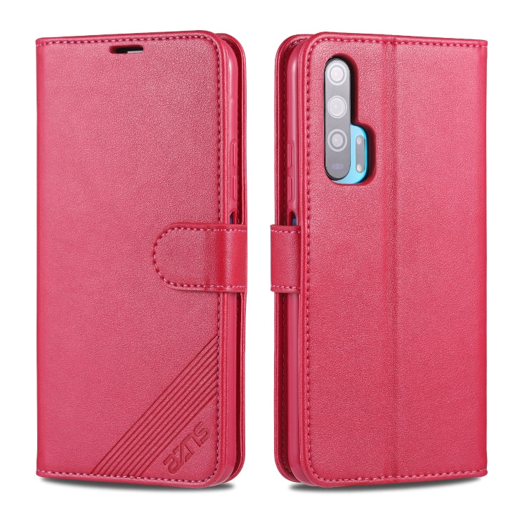 For Huawei Honor 20 Pro AZNS Sheepskin Texture Horizontal Flip Leather Case with Holder & Card Slots & Wallet