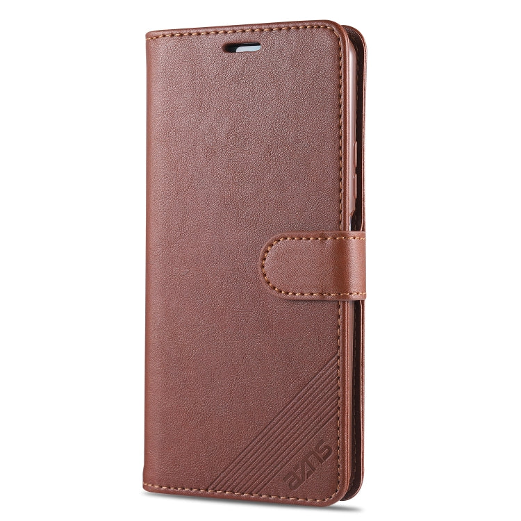 For Huawei Honor 30S AZNS Sheepskin Texture Horizontal Flip Leather Case with Holder & Card Slots & Wallet