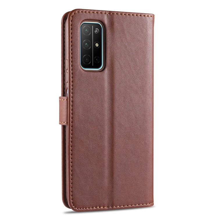 For Huawei Honor 30S AZNS Sheepskin Texture Horizontal Flip Leather Case with Holder & Card Slots & Wallet