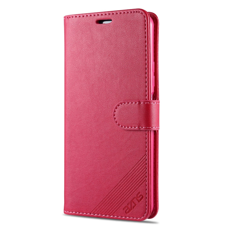 For Huawei Honor 30S AZNS Sheepskin Texture Horizontal Flip Leather Case with Holder & Card Slots & Wallet