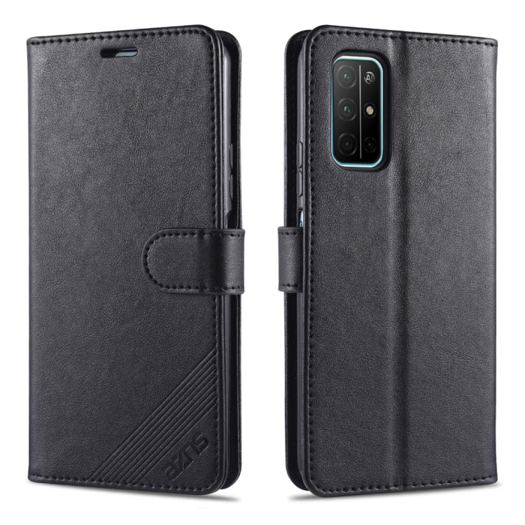 For Huawei Honor 30S AZNS Sheepskin Texture Horizontal Flip Leather Case with Holder & Card Slots & Wallet